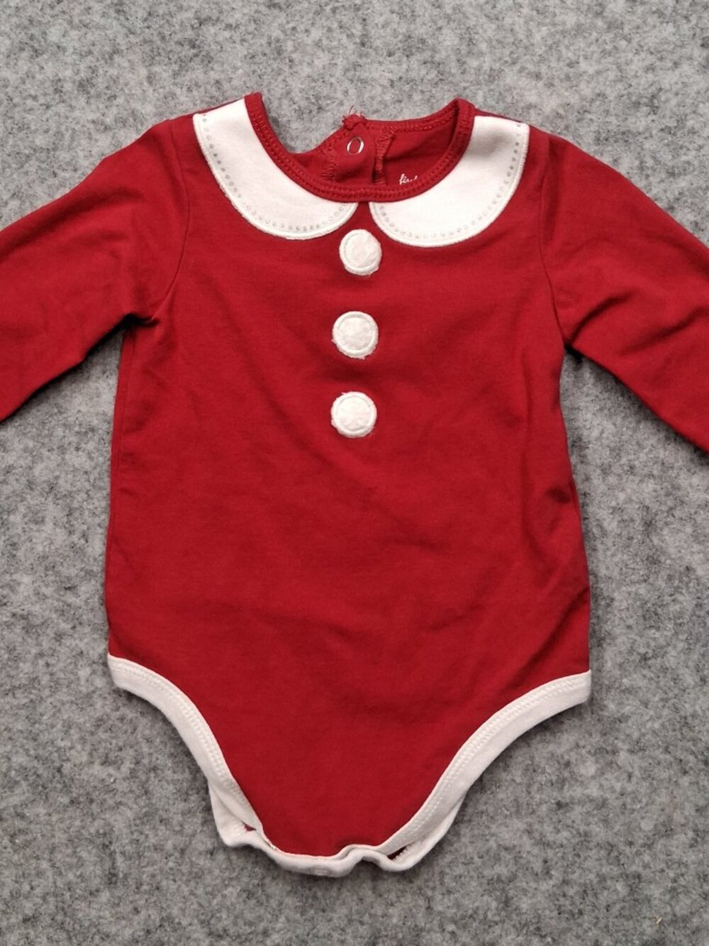 First Impressions infant girls onesie size 0/3 months red new without tags
